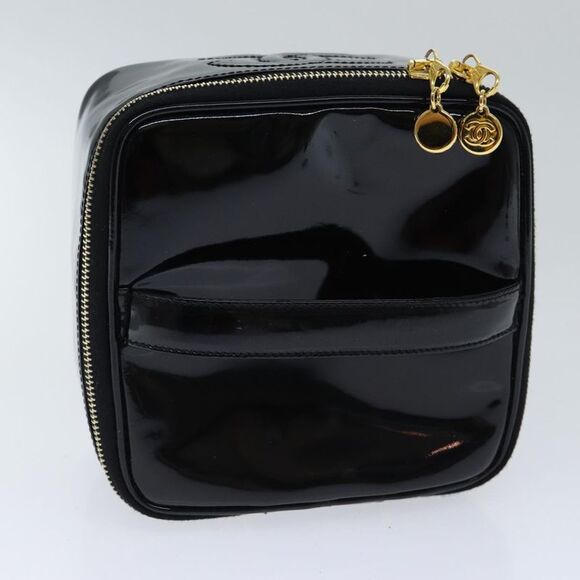 Chanel Vanity Black Patent Leather Clutch Bag (Pre-Owned) - Picture 5 of 16